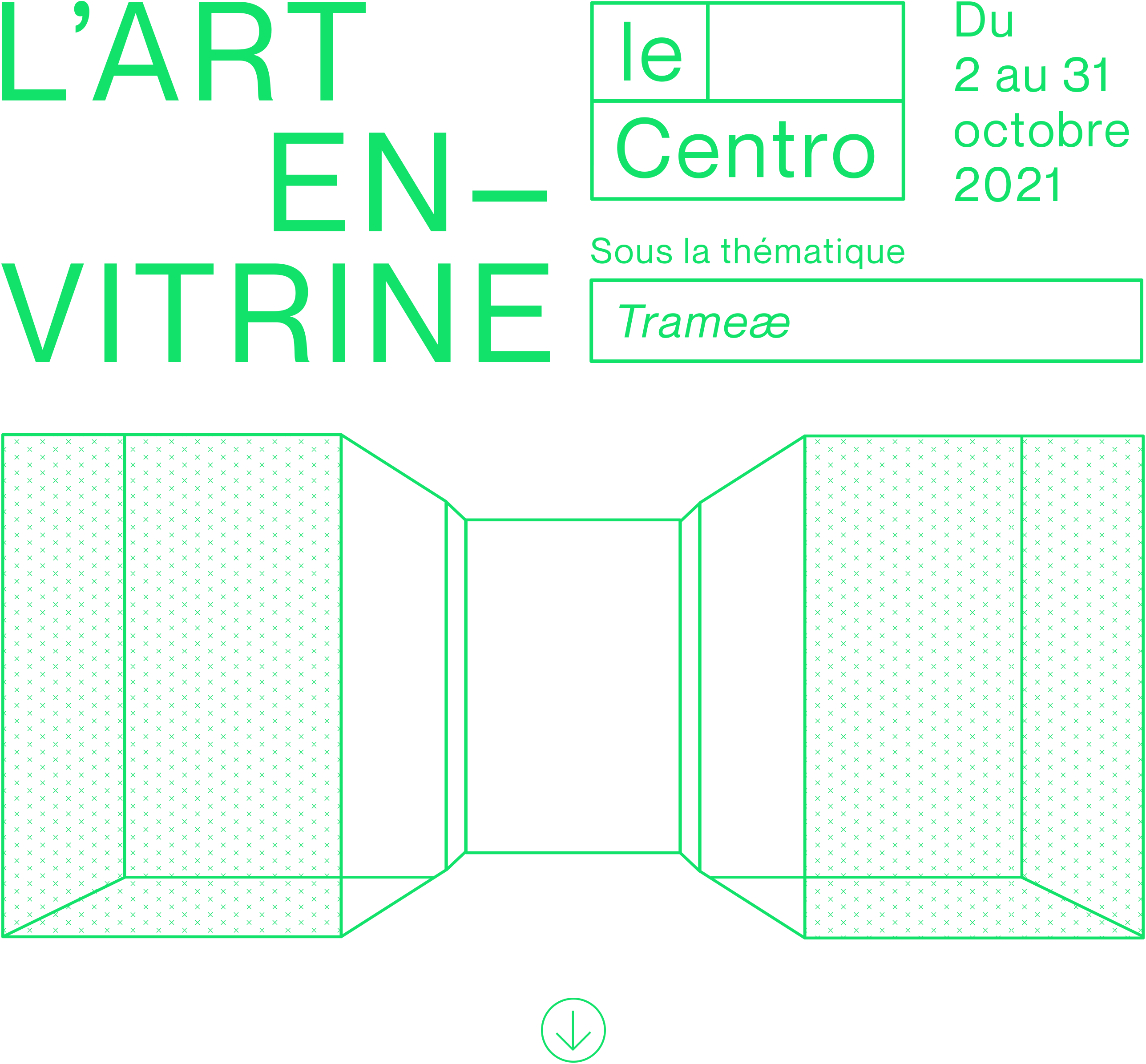 L'Art en vitrine - Le Centro - Du 2 au 31 octobre 2021